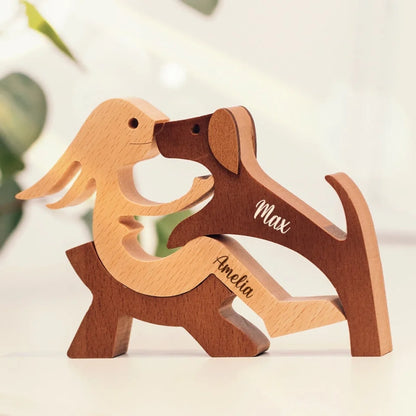 Personalized Custom Wooden Pet Carvings - The Love_ (2)