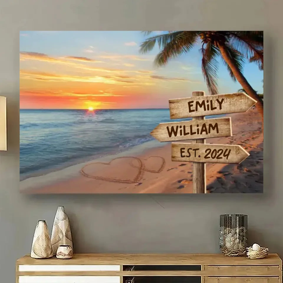 There is love and there is life - a personal fabric painting