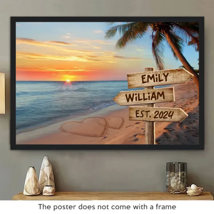 There is love and there is life - a personal fabric painting