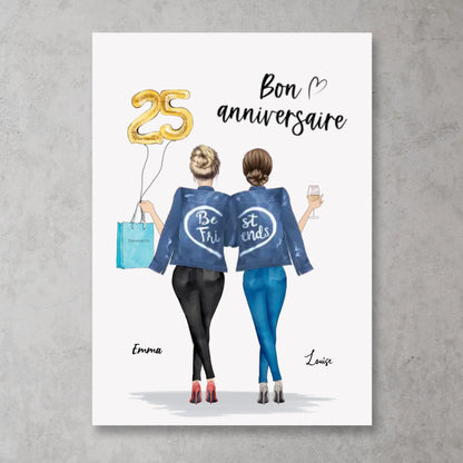 Happy Birthday - Personalised poster