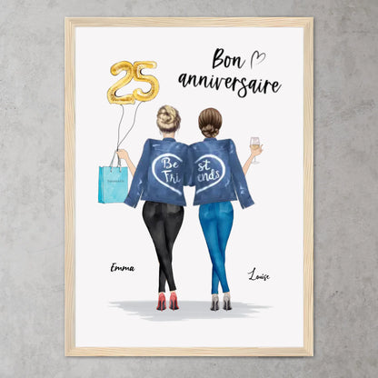 Happy Birthday - Personalised poster